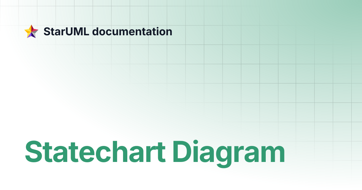 Statechart Diagram | v4 | StarUML documentation